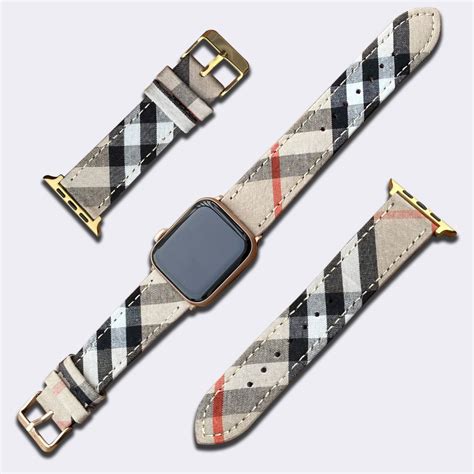 burberry iwatch band|authentic burberry apple watch band.